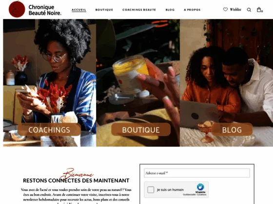 Accueil - Chronique beauté noire