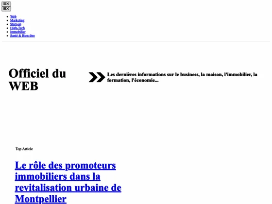 Officiel Du Web