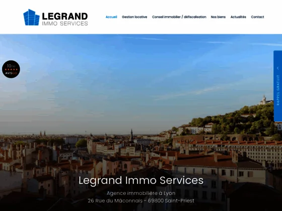 Legrand Immo Services Lyon 7ème