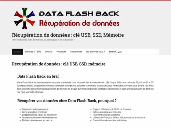 récupérer données clé USB