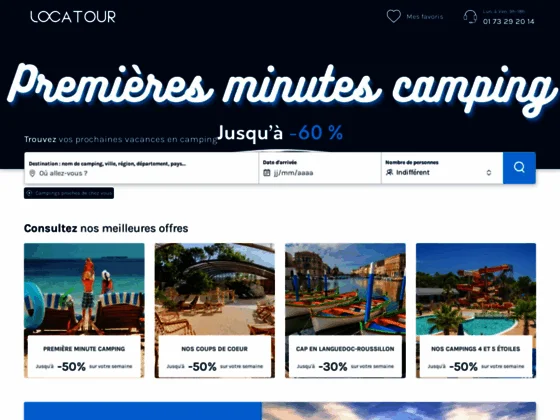 Louez votre camping avec Locatour 