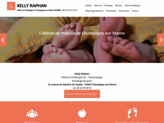 Cabinet de Kelly Raphan, votre podologue à Champigny sur Marne