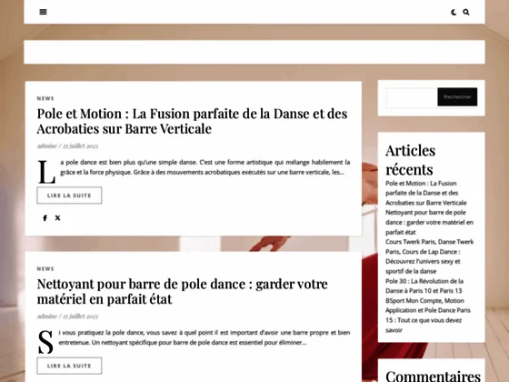 Apprenez la pole dance à Paris