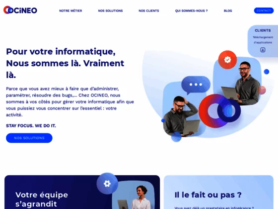 Offres d’infogérance et de solutions cloud sur mesure
