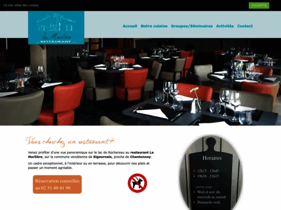 Restaurant La Morlière en Vendée