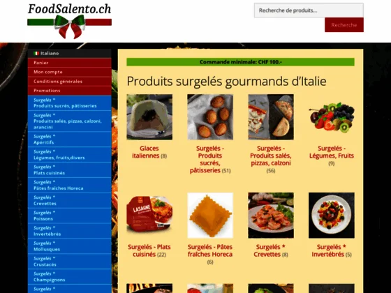 Produits surgelés Salento