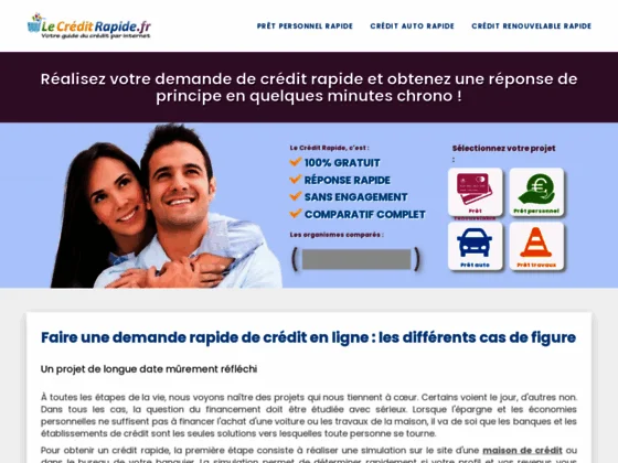 Obtenir un crédit facilement et rapidement