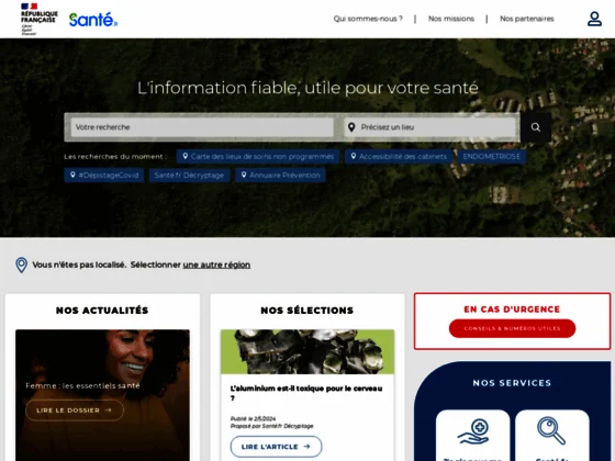 Sante.fr : La santé avant tout