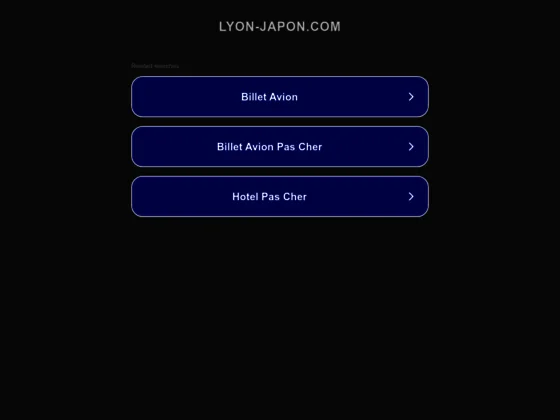 Lyon-Japon : services en relation avec le Japon
