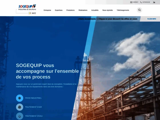 Sogequip – maintenance installations frigorifiques