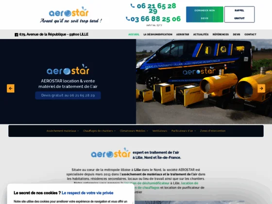 Purificateur d'air Lille, humidificateur Paris, Reims