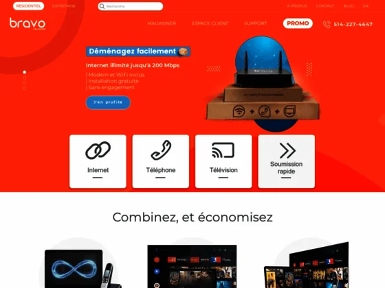 téléphonie résidentielle - Bravo Telecom