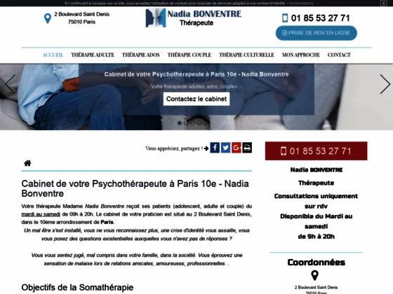 Thérapeute Paris 10 ème 