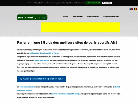 Paris sportifs sur internet