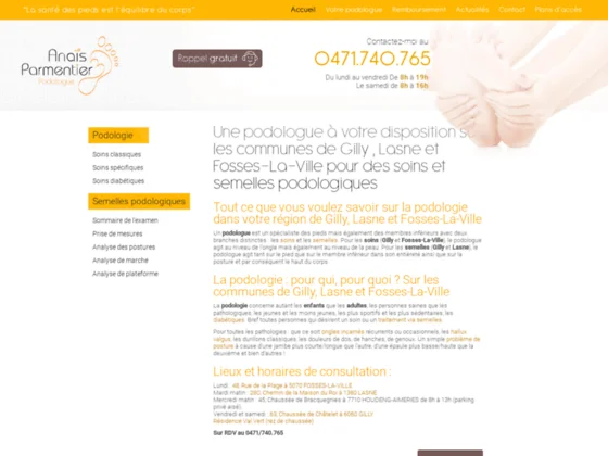  Podologue et Pédicure à Fosses-la-ville 