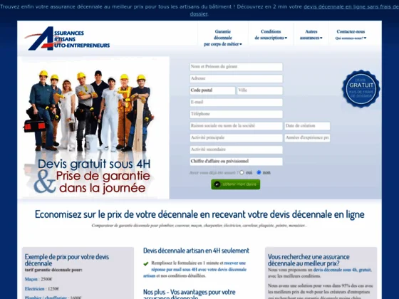 Comparez les devis d'assurance artisan