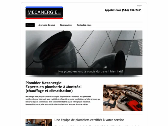 Plombier à Montréal - Mecanergie