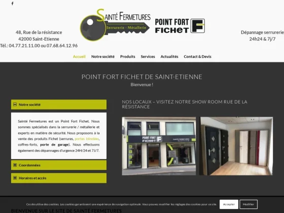 Sainté Fermetures : serrurerie à Saint Etienne