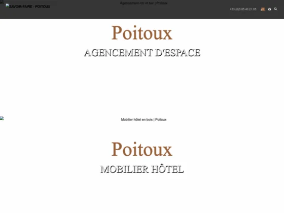 Mobilier d'hôtellerie