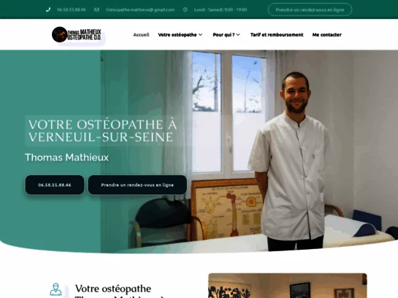 Ostéopathe pour femme enceinte, Thomas Mathieux: Ostéopathe à Dreux