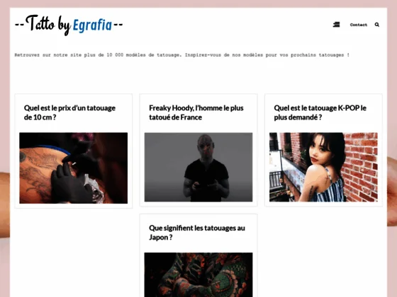 Exemple de tatouage pour femme et homme