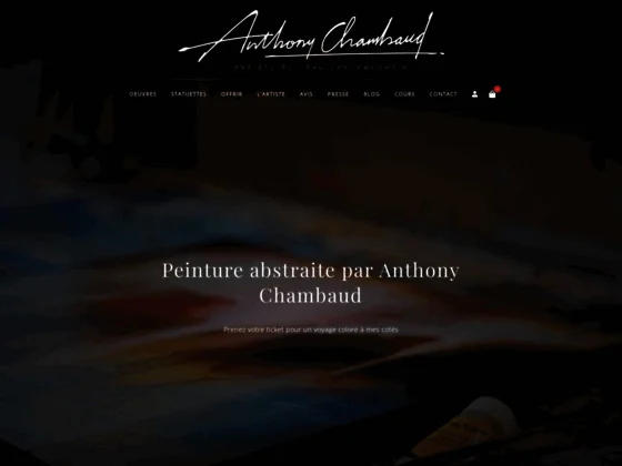 Peinture abstraite Chambaud