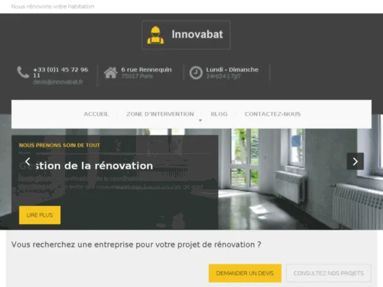 Vous voulez faire un devis pour une rénovation