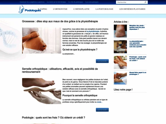 Podologues, toute l'information sur la podologie. 
