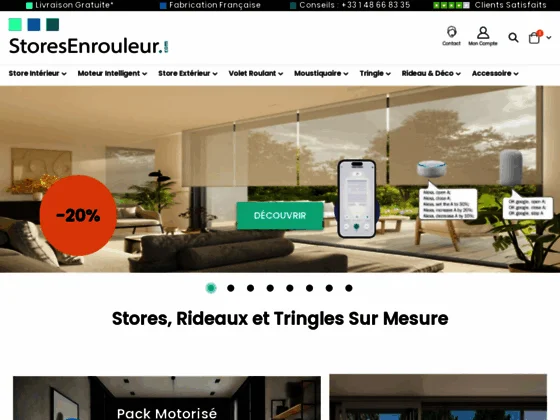 store bateau tamisant