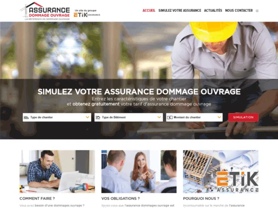 Assurance dommage ouvrage Etik