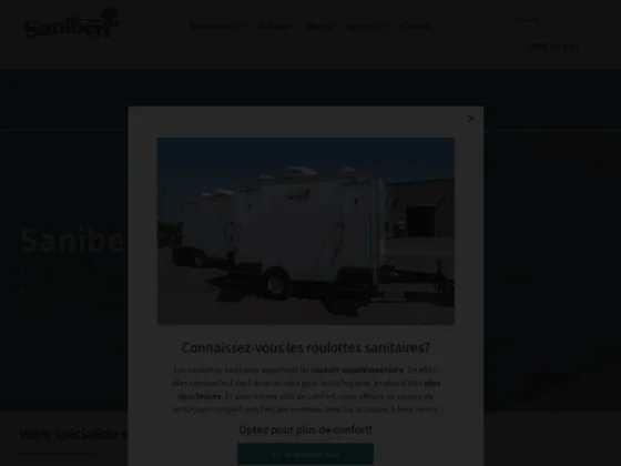 toilette de chantier - Sanibert