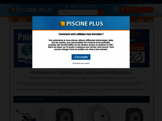 Accessoires et équipement pour piscine à prix réduit