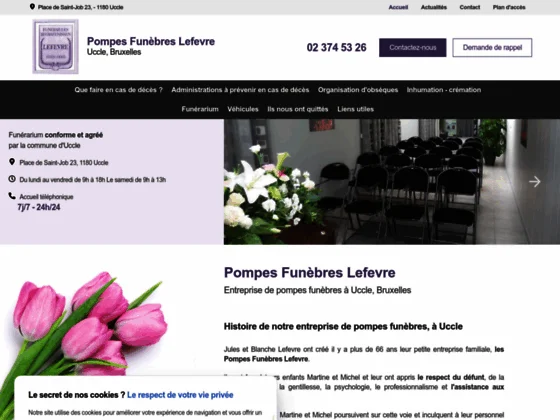  incinération Bruxelles – Inhumation Uccle 