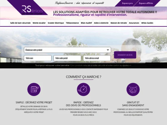 Devis monte escalier : ReflexeSeniors