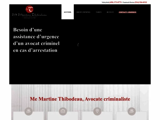 Services juridiques - Martine Thibodeau