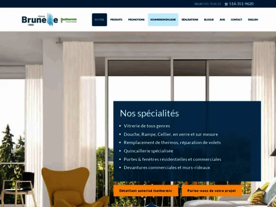 Vitrerie Brunelle Montréal