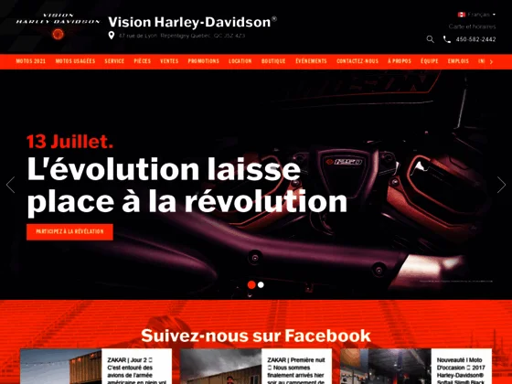 Moto à vendre - Vision Harley