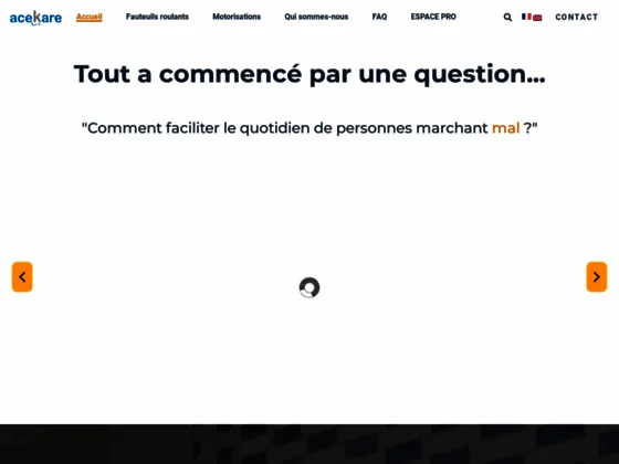 Acekare, la solution pour les personnes à mobilité réduite