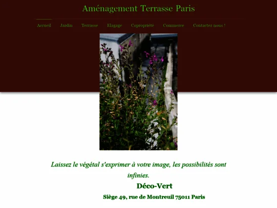 Amenagement terrasse paris
