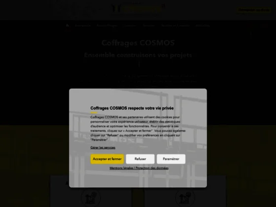 Coffrage et banche à béton pour tous chantiers