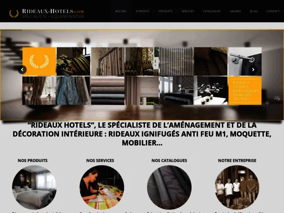 Rideaux-Hotels confection voilages M1 sur-mesure