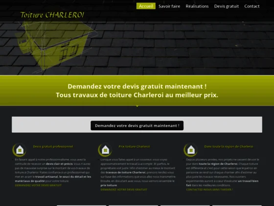 Professionnel toiture Charleroi 