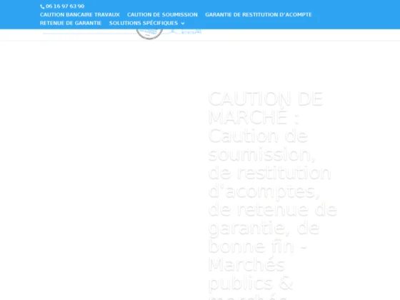 caution de bonne exécution 