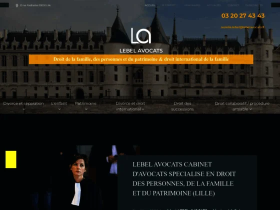  Cabinet Lebel : Avocat reconnu en divorce près de Lille 