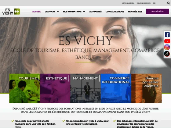 Ecole de tourisme à Vichy