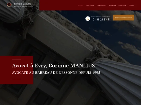 Avocat, Evry : Maître Manlius