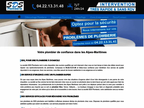 www.sds-plomberie.fr  
