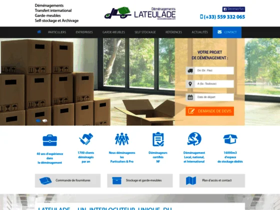 Déménagement longue distance par un professionnel