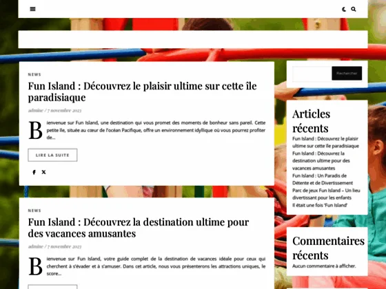 Plaine de jeux couverte pour enfants