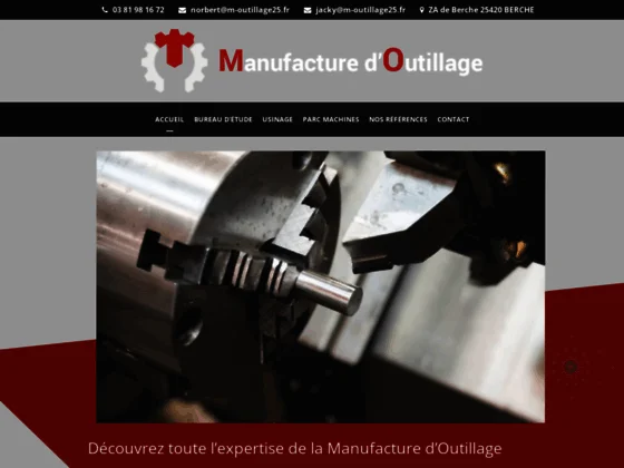 Usinage (Doubs) : vos projets avec Manufacture d'Outillage